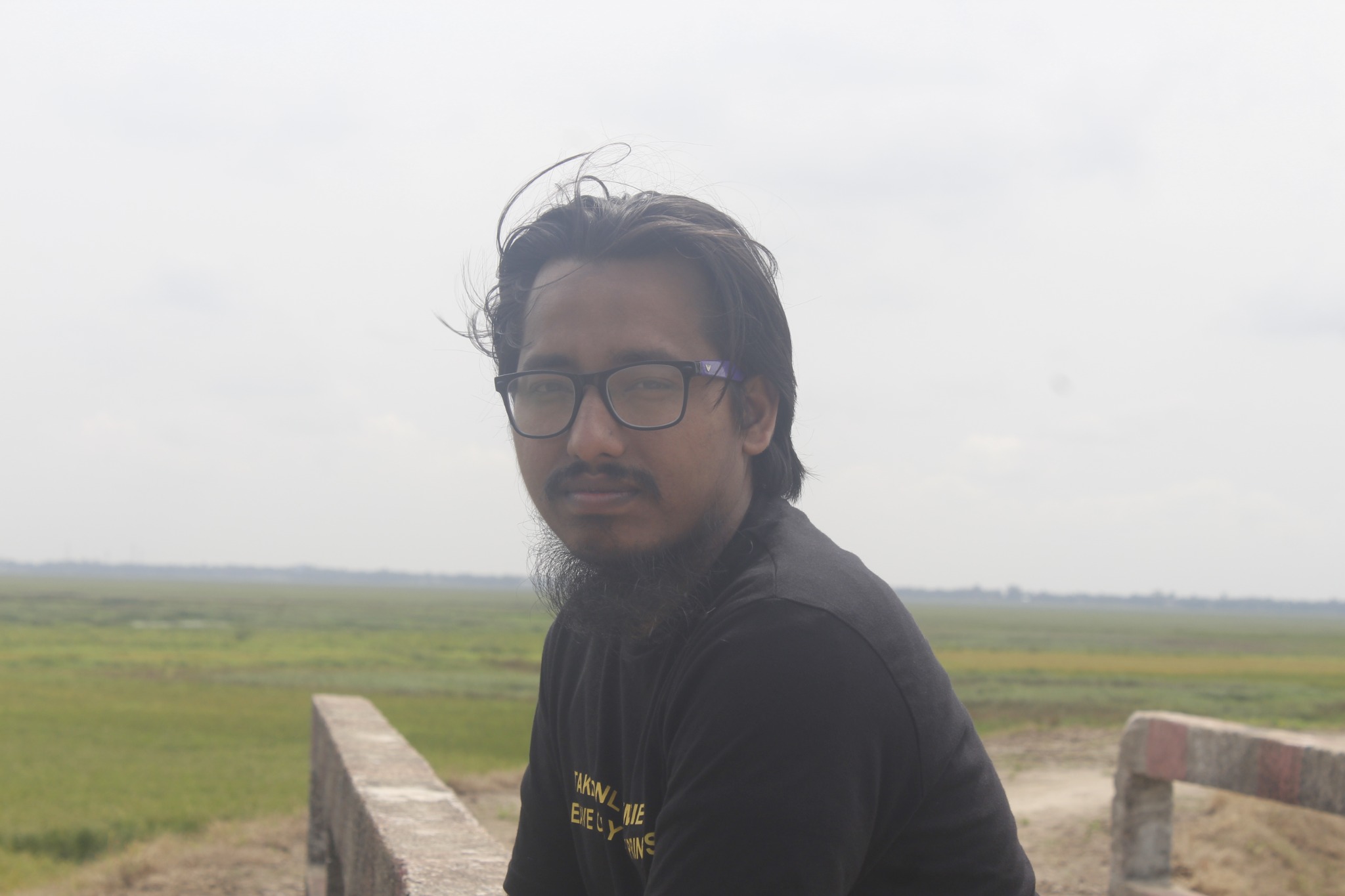 Outdoor travel portrait
